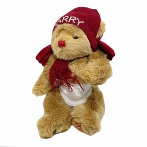 Ron Banafato, Inc. Christmas Harry Brown Plush with red wings and diaper